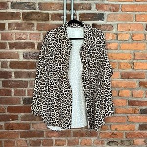 H&M Leopard over-shirt Size M